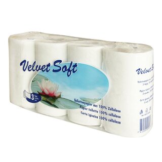 Toilettenpapier Velvet Soft  3 lagig