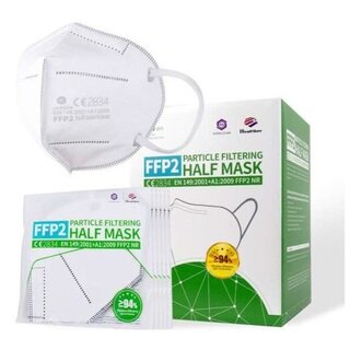 FFP2 Maske verstellbar Pack 40 Stück