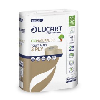 Lucart EcoNatural Toilettenpapier Kleinrollen